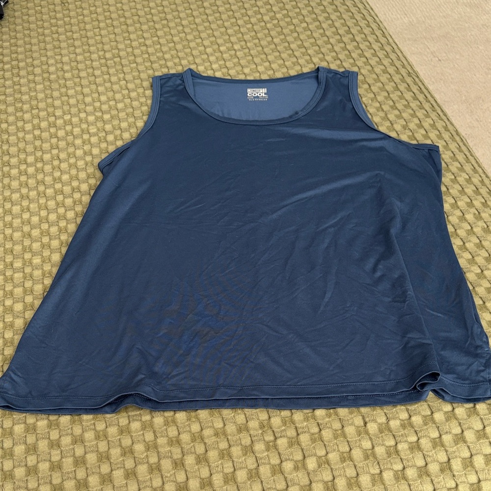 32 Degrees Women's Blue Tank Top